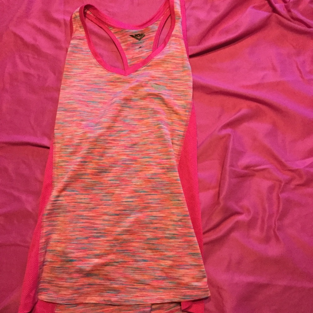Colorful Pink workout Top